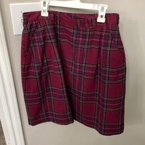 Wool Skirt with Pockets